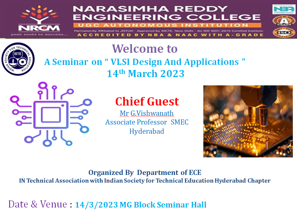 Seminar on VLSI Design and Applications 